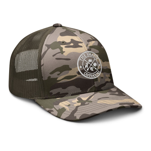 The Shady Outdoors Logo Camo Hat