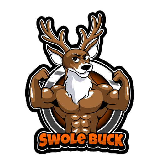 Swole Buck Sticker