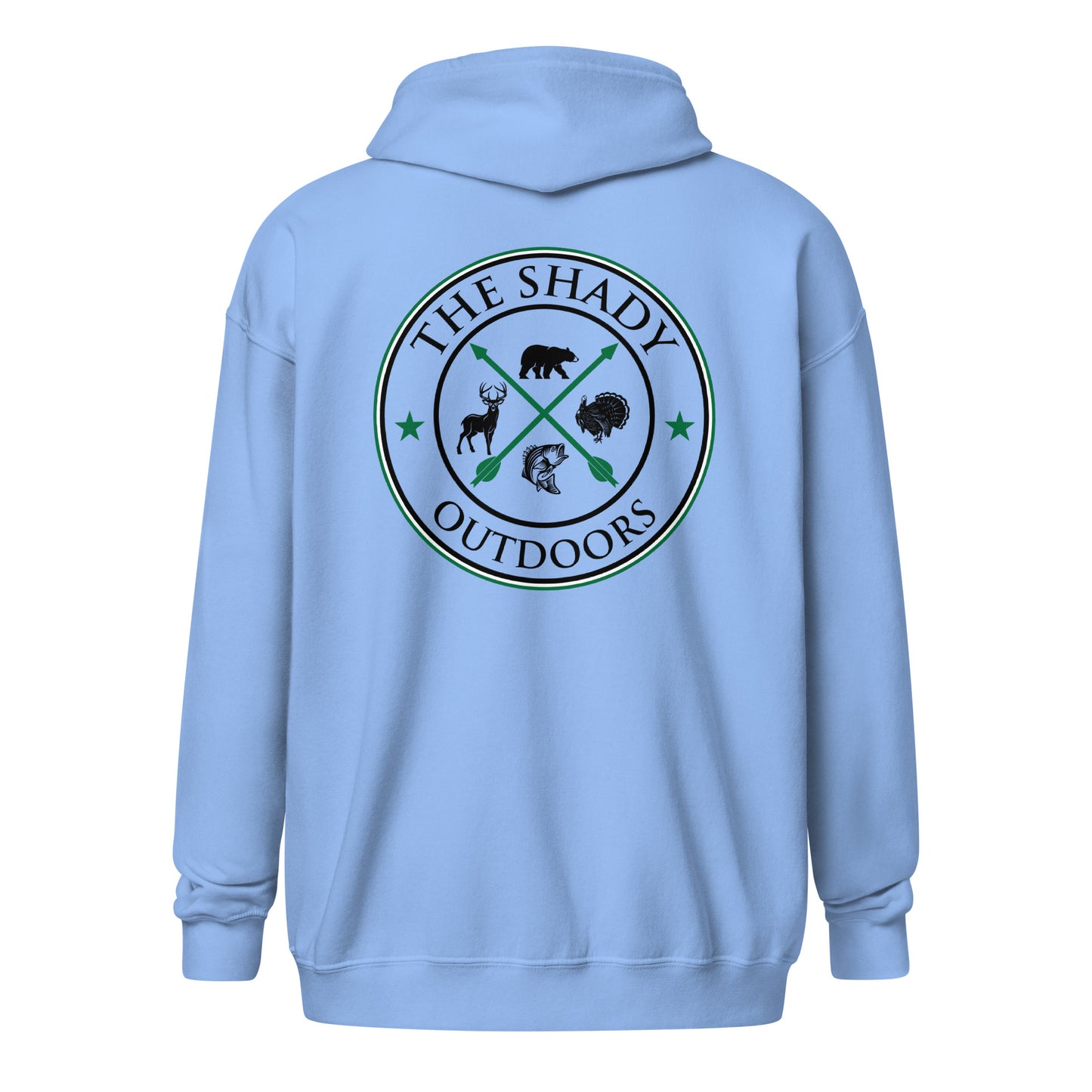 The Shady Outdoors Zip Up Hoodie