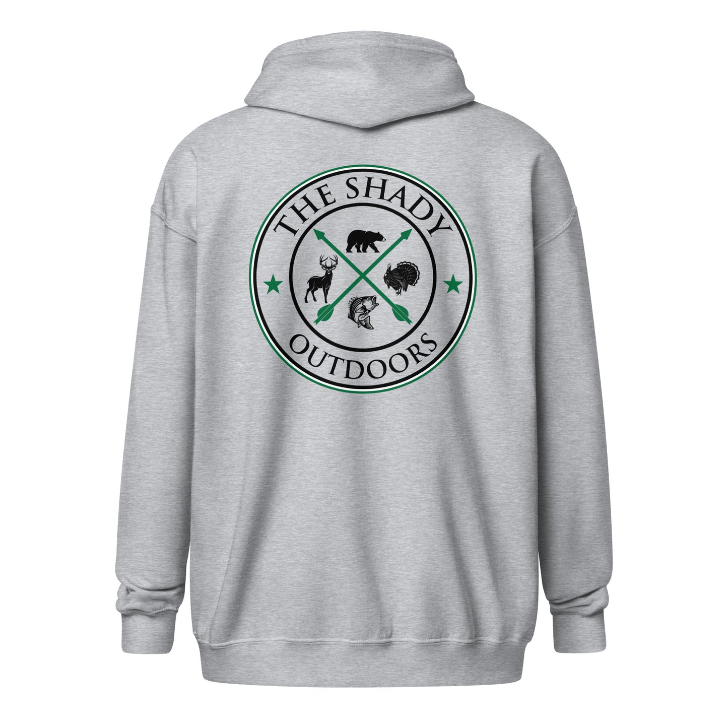 The Shady Outdoors Zip Up Hoodie