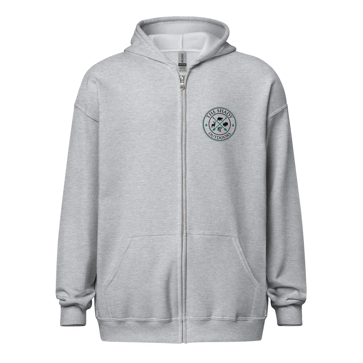 The Shady Outdoors Zip Up Hoodie